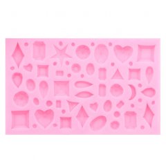 Молд силиконовый "Драгоценные камни Микс" 3976024