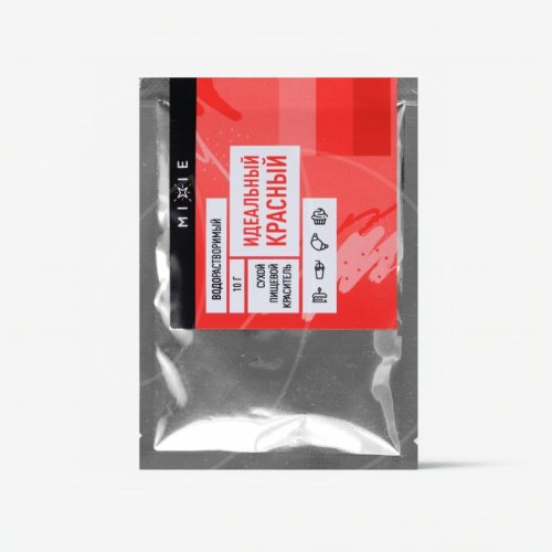 Краситель пищевой сухой водорастворимый MIXIE "Идеальный красный" 10 г 25041