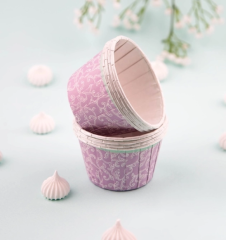 Капсула бумажная с ламинацией "Маффин" Сиреневый D50 H40 1 шт 			