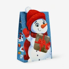 Коробка для сладостей "Снеговик" 15х7х22 см 4810365
