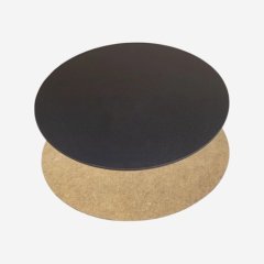 Подложка под торт ЛХДФ Чёрная 3 мм 24 см ТСКЛ20