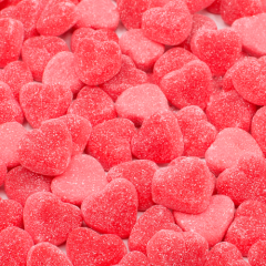 Мармелад "Сердечки клубничные кислые" 100 г 