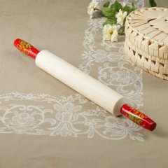 Скалка деревянная "Хохлома" 42,5 см 1534168	