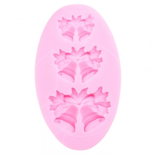 Молд силиконовый "Колокольчики двойные" 3 шт 4288368, M-140