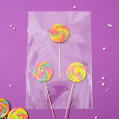 Пакетик прозрачный для сладостей 6х9 см 100 шт Пак-6