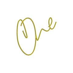 Топпер декоративный акриловый "One" Золото 10х9 см ТСК370