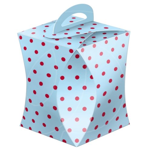 Коробка для кулича "Горошек" 12,4х16 см 76412