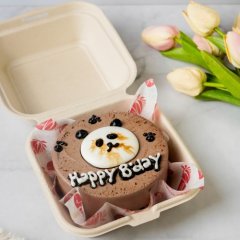 Коробка для бенто-торта белая 15,5х15,5 см дно 10х10 см 50 шт Б-72, B003, B101B, HL66