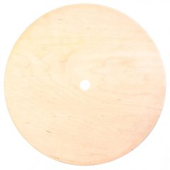 Подложка под торт деревянная с отверстием 4 мм 30 см 