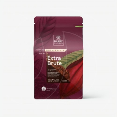 Какао-порошок алкализованный CACAO BARRY Extra Brute 22-24% 400 г DCP-22SP-760 фасовка