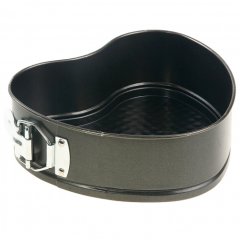 Форма металлическая для выпечки разъёмная с антипригарным покрытием Сердце 25 см 139444