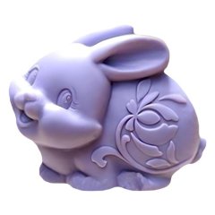 Молд силиконовый 3D "Кролик" 10332217