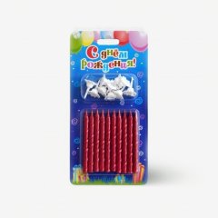 Свечи декоративные "Бордо" 6 см 113