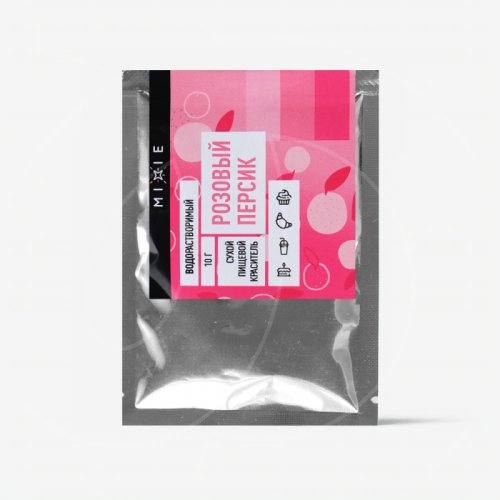 Краситель пищевой сухой водорастворимый MIXIE "Розовый персик" 10 г 25040