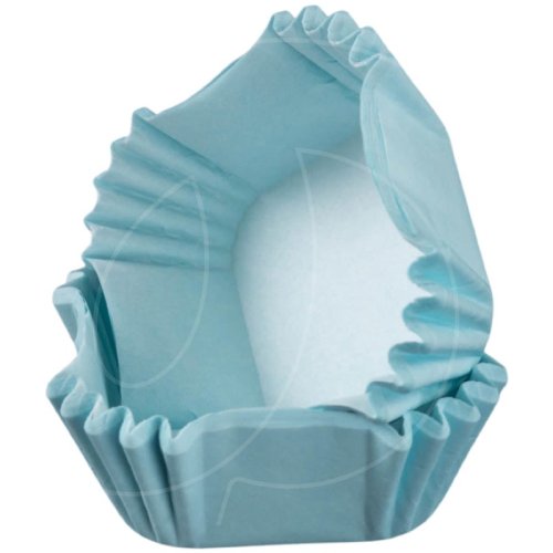 Капсула бумажная Голубая Квадрат 43х43 H24 40 шт 280077