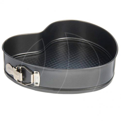 Форма металлическая для выпечки разъёмная с антипригарным покрытием Сердце 28 см 139444