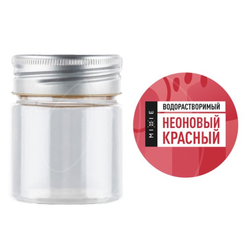 Баночка для хранения красителя MIXIE "Неоновый красный" 40 мл 26012