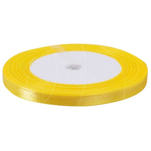 Лента для декора и упаковки Атласная Жёлтая №15 6 мм 1218078