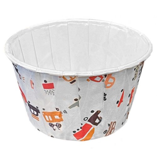 Капсула бумажная "Машинки" D40 H50 10 шт Б-95